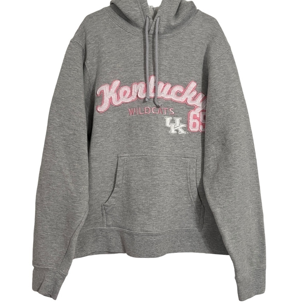 University of Kentucky Grey & Pink Hoodie Youth Size Medium